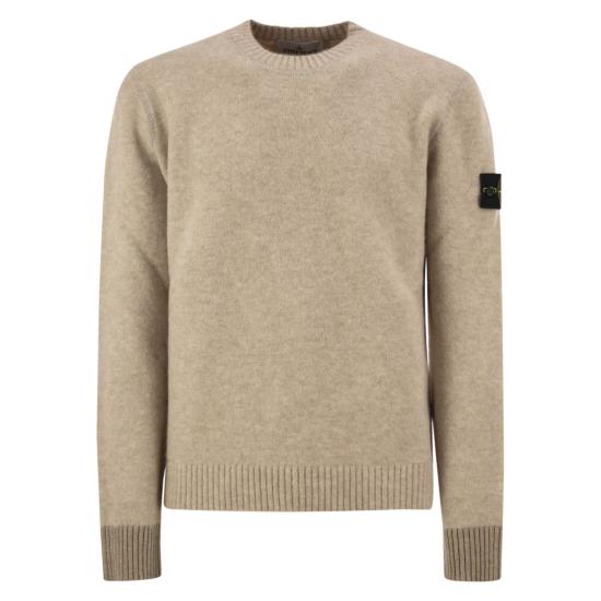 26FW 스톤 아일랜드 클래식 크루넥 니트 클래식 크루넥 니트 L2S155100050 BEIGE