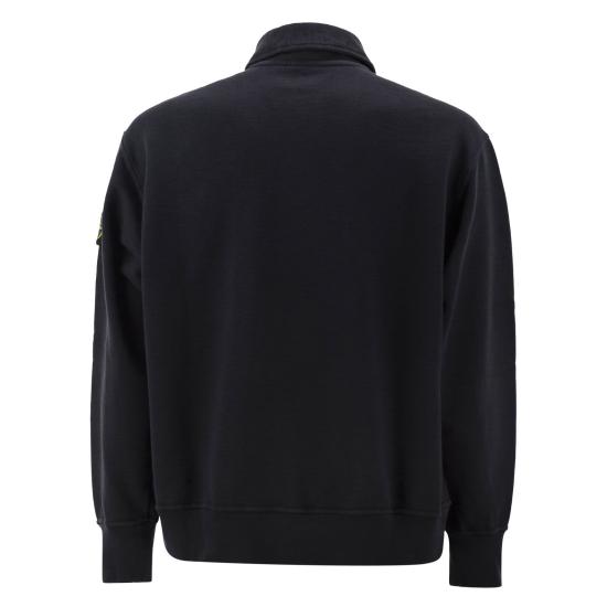 26FW 스톤 아일랜드 튜블라 코튼 플리스 폴로 스웨트셔츠 L2S156100054 NAVY - STONE ISLAND