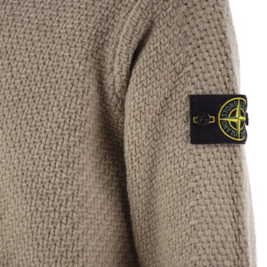 26FW 스톤 아일랜드 램스울 크루넥 니트 점퍼 램스울 크루넥 니트 점퍼 L2S155100055 BEIGE - STONE ISLAND