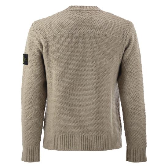 26FW 스톤 아일랜드 램스울 크루넥 니트 점퍼 램스울 크루넥 니트 점퍼 L2S155100055 BEIGE - STONE ISLAND