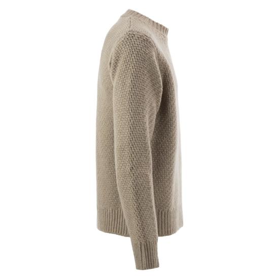 26FW 스톤 아일랜드 램스울 크루넥 니트 점퍼 램스울 크루넥 니트 점퍼 L2S155100055 BEIGE - STONE ISLAND