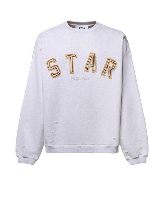 26FW 골든구스 긴팔 티셔츠 GUP02711 P00241260665 VINTAGE GREY MELANGE