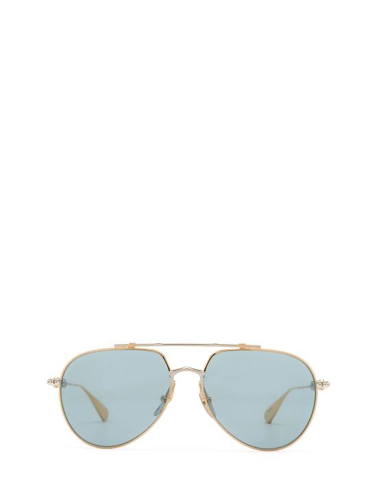 25FW 크롬하츠 선글라스 SPUNS SUN GP SS S GOLD PLATED SHINY SILVER