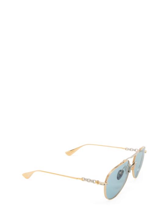 25FW 크롬하츠 선글라스 SPUNS SUN GP SS S GOLD PLATED SHINY SILVER - CHROME HEARTS