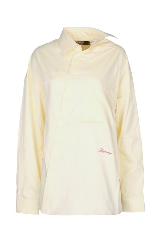 26FW 자크뮈스 셔츠 SHW00086AW00553 210 LIGHTYELLOW