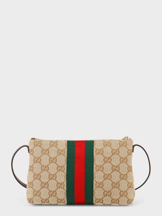 26FW 구찌 홀스빗 웹 GG 캔버스 스몰 숄더백 867130 BEIGE - GUCCI