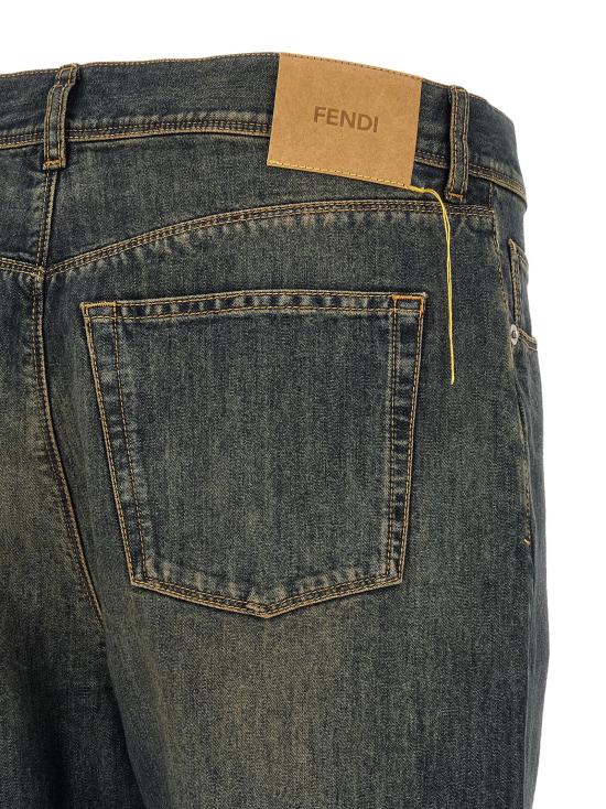 26FW 펜디 데님 팬츠 Bananatex® 데님 진 블루 - FENDI