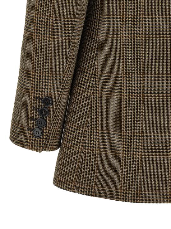 26FW 끌로에 수트 자켓 케이프 디테일 블레이저 브라운 - CHLOE