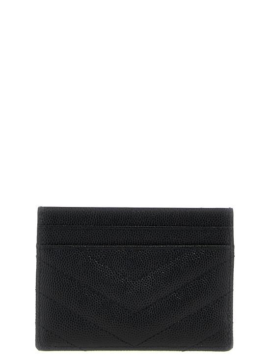 26FW 생로랑 지갑 카산드라  및 카드  블랙 - SAINT LAURENT
