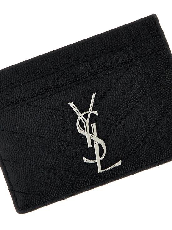 26FW 생로랑 지갑 카산드라  및 카드  블랙 - SAINT LAURENT