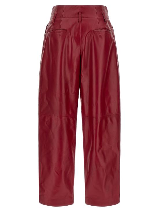 26FW 알베르타 페레티 스트레이트 팬츠 하이웨이스트 팬츠 (빨간색) - ALBERTA FERRETTI