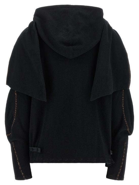 26FW 키코 코스타디노브 니트웨어 페트렐 스웨터와 카디건 블랙 - KIKO KOSTADINOV