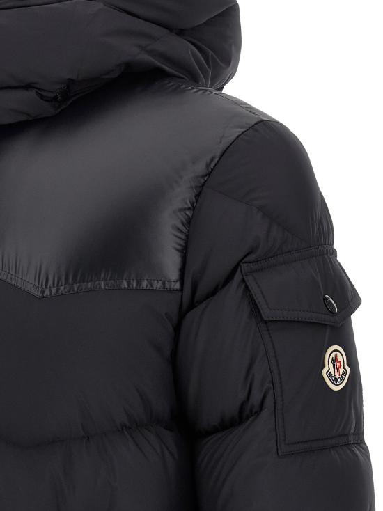 26FW 몽클레어 패딩 라벨리스  재킷 블랙 - MONCLER