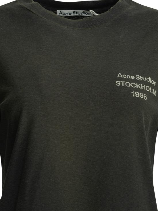 26FW 아크네 스튜디오 탑 티셔츠 블랙 - ACNE STUDIOS