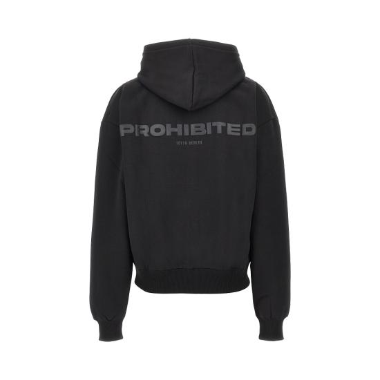 26FW 프로히비티드 후드 티셔츠 1100003000 Black - PROHIBITED