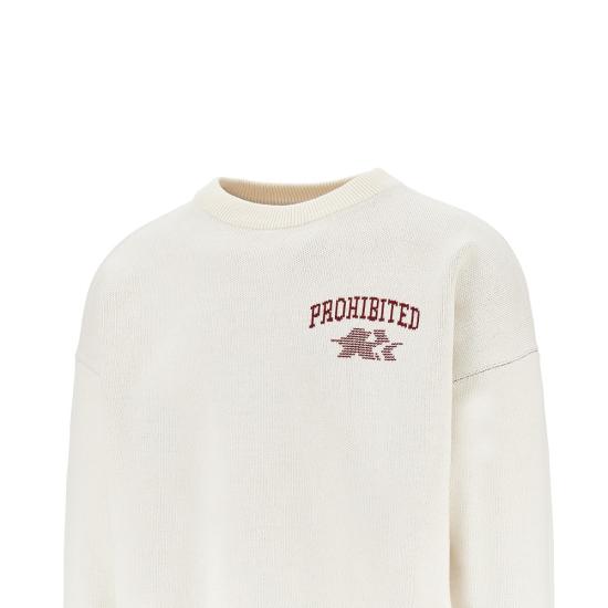 26FW 프로히비티드 니트웨어 1180152046 White - PROHIBITED