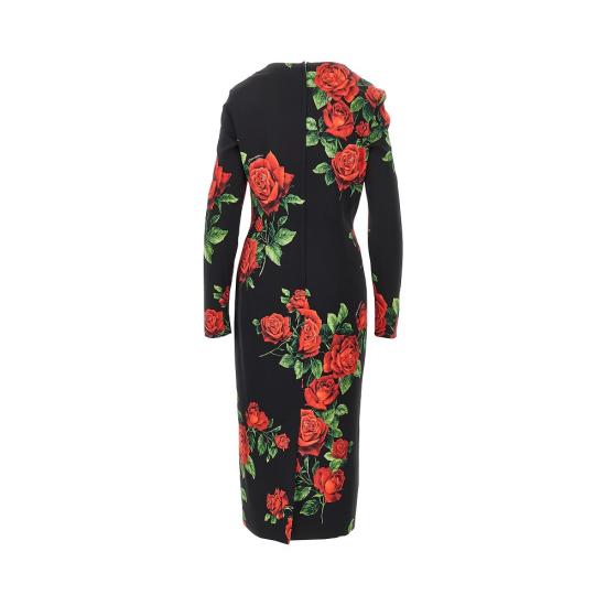 26FW 돌체앤가바나 미디 원피스 F6AWBTFSA9R Black - DOLCE & GABBANA