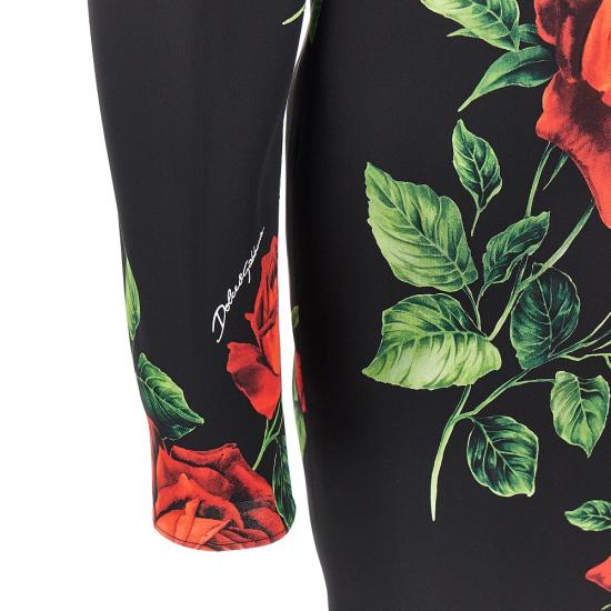 26FW 돌체앤가바나 미디 원피스 F6AWBTFSA9R Black - DOLCE & GABBANA