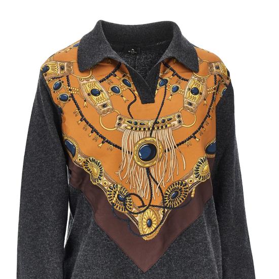 26FW 에트로 니트웨어 WRKN0012AV12E Grey - ETRO