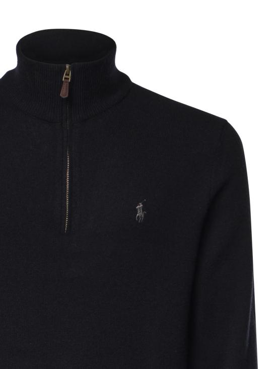 26FW 폴로 랄프로렌 집업 니트 710876756 002 BLACK - POLO RALPH LAUREN