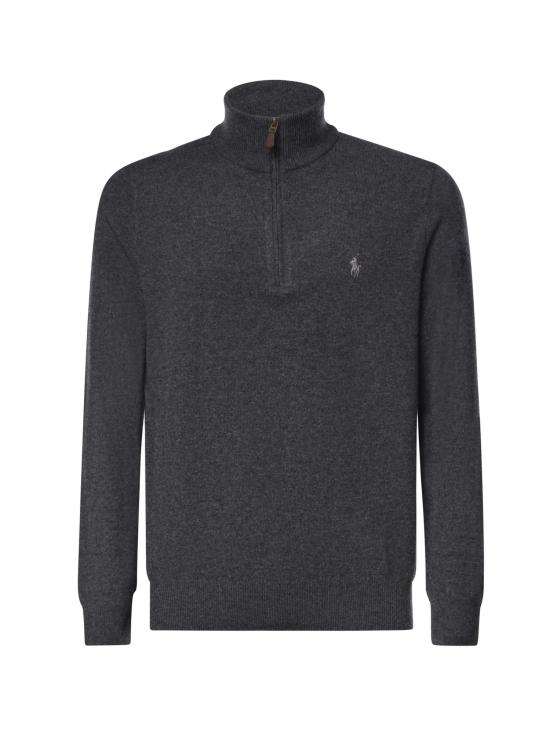 26FW 폴로 랄프로렌 집업 니트 710876756 017 DARK CHARCOAL HEATHER