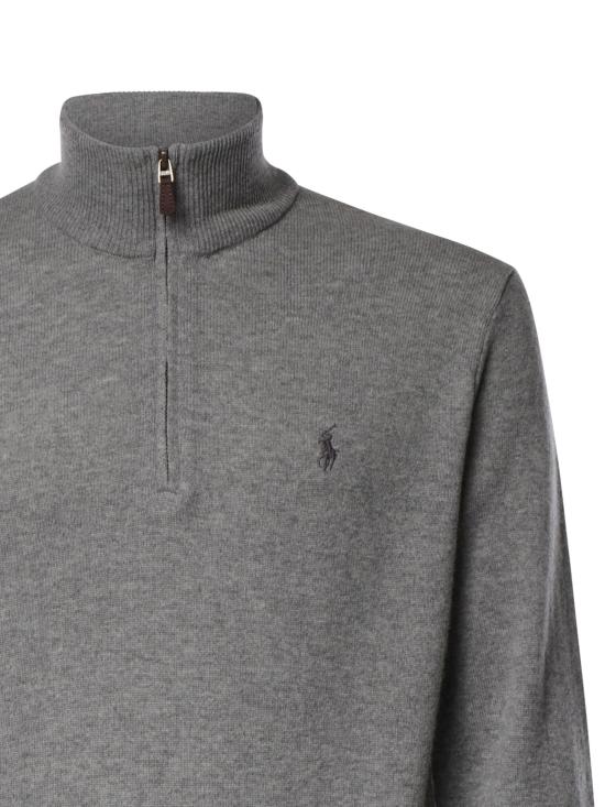 26FW 폴로 랄프로렌 집업 니트 710876756 009 FAWN GREY HEATHER - POLO RALPH LAUREN