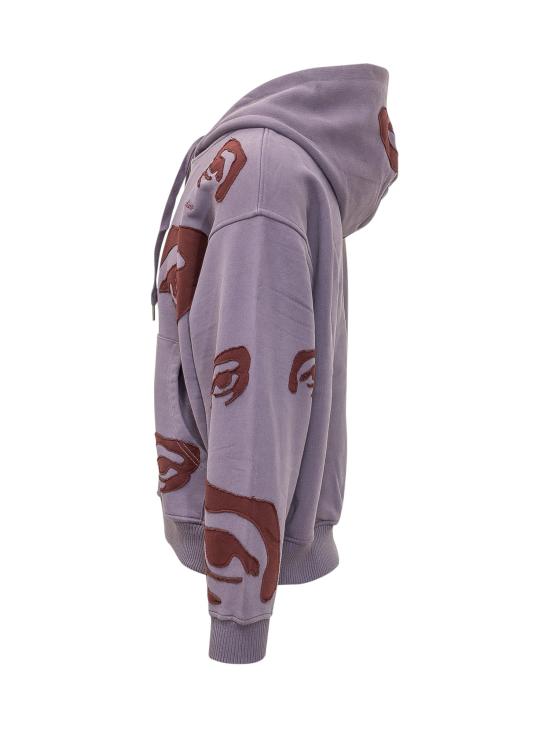 26FW 키드슈퍼 후드 티셔츠 AW26HD01 PURPLE - KIDSUPER