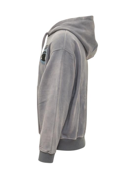 26FW 키드슈퍼 후드 티셔츠 AW26HD06 SLATE - KIDSUPER
