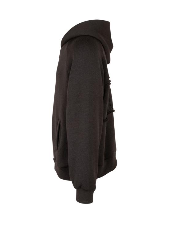 26FW 지씨디에스 후드 티셔츠 C2MWQF009K172 999I BLACK GREY - GCDS
