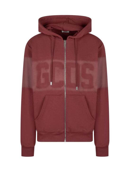 26FW 지씨디에스 후드 티셔츠 C2MWQE224F034 480J TAWNY PORT BURGUNDY
