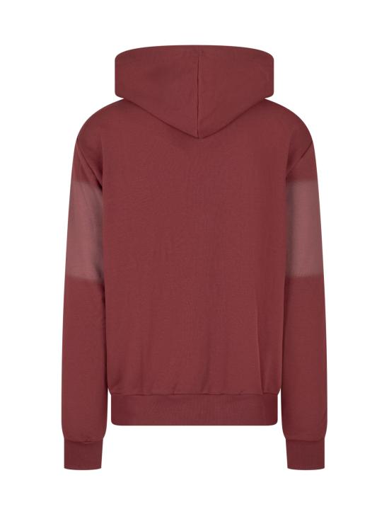 26FW 지씨디에스 후드 티셔츠 C2MWQE224F034 480J TAWNY PORT BURGUNDY - GCDS