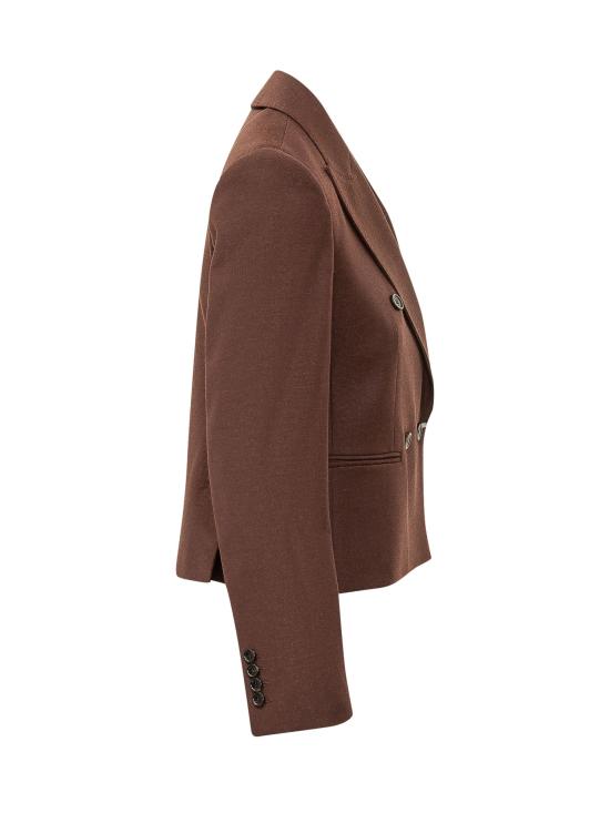 26FW 막스마라 믹스상지아 더블 브레스티드 울 블레이저 2621046273600 058 BRUCIATO - MAX MARA