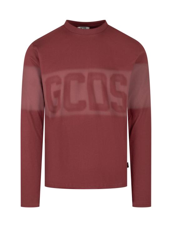 26FW 지씨디에스 반팔 티셔츠 C2MWQC222J080 480J TAWNY PORT BURGUNDY