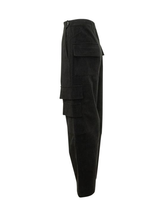 26FW 지씨디에스 스트레이트 팬츠 C2MWQI108T168 999B BLACK - GCDS