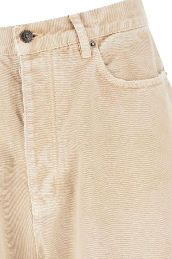 26FW 발렌시아가 디스트레스 페인트 스플래터 와이드 팬츠 A0099CTSWB2 9501 Beige - BALENCIAGA