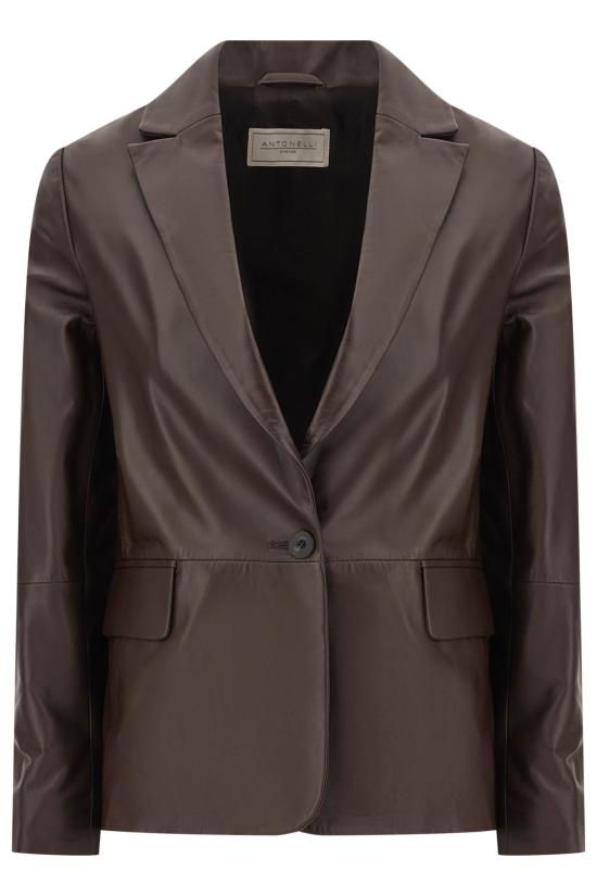 26FW 안토넬리 피렌체 가죽 자켓 R34368956 231 Brown