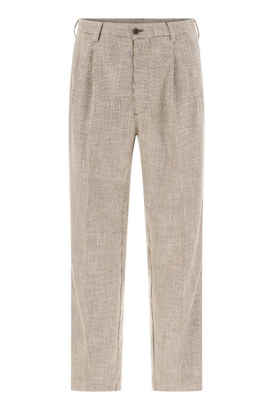 26FW 펜스 스트레이트 팬츠 M0053181016T X815 Beige e nero