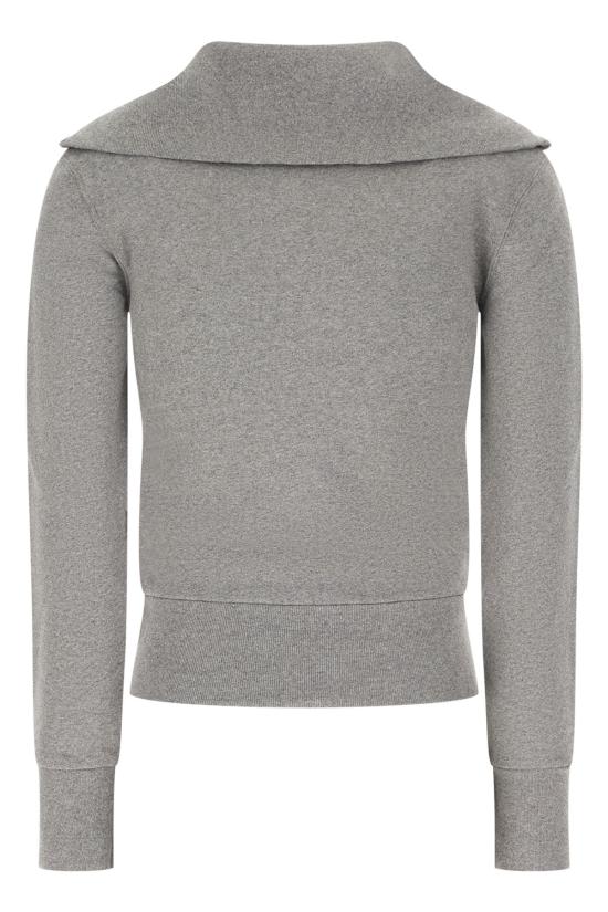 26FW 발렌시아가 피티드 집업 스웨트셔츠 자켓 A009S3TUVA4 8519 DARK HEATHER GREY - BALENCIAGA