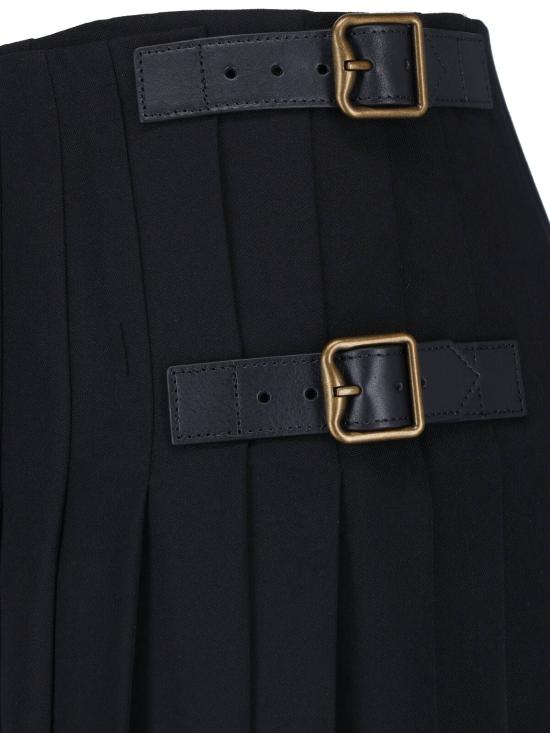 26FW 버버리 미디 스커트 8135171 A1189 BLACK - BURBERRY