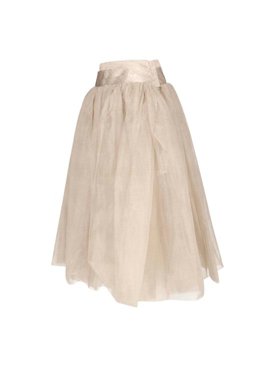 26FW 에르마노 설비노 미디 스커트 D492O756RQV S4935 BEIGE - ERMANNO SCERVINO