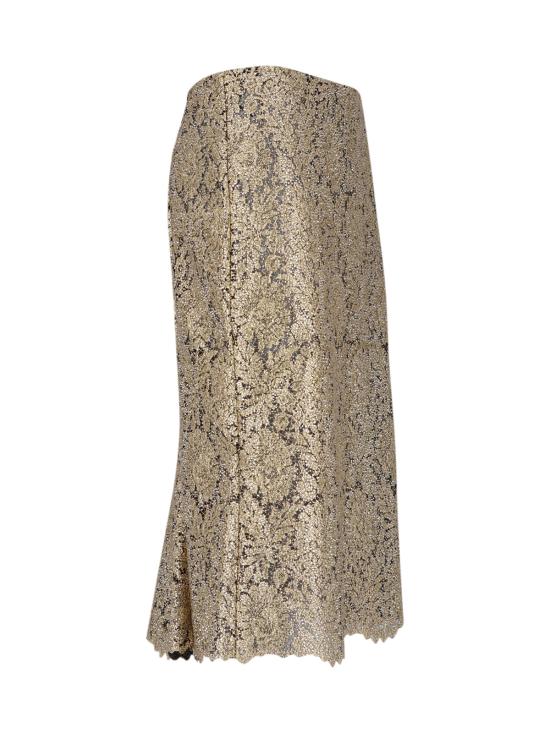 26FW 에르마노 설비노 미디 스커트 D492O701CTZJO 50927 GOLD - ERMANNO SCERVINO