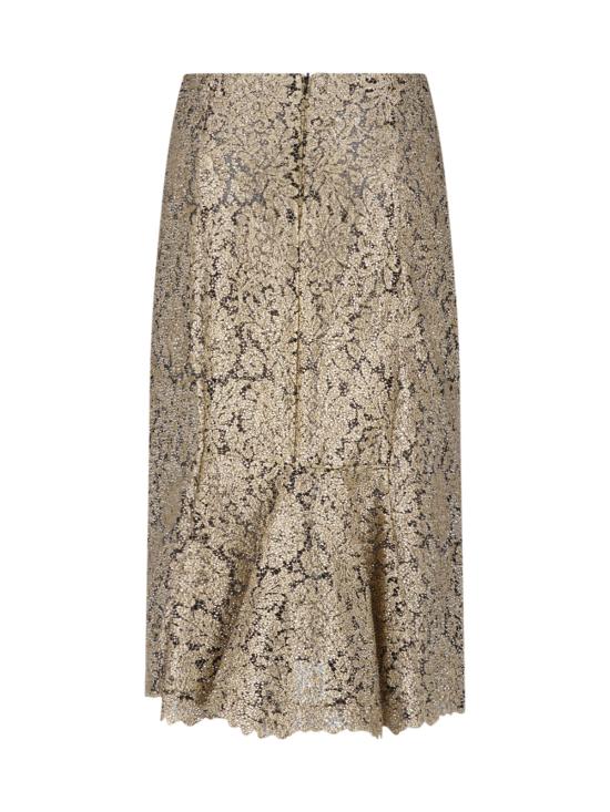 26FW 에르마노 설비노 미디 스커트 D492O701CTZJO 50927 GOLD - ERMANNO SCERVINO