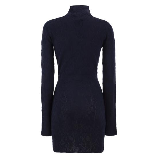 26FW 돈답 미디 원피스 DA620M01068D002DD BLUE - DONDUP