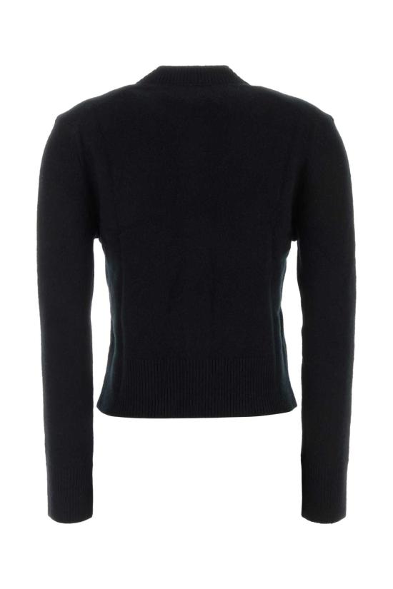 26FW 메종키츠네 베이비 폭스 램스울 피티드 가디건 PW00506KT1006 P199 BLACK - MAISON KITSUNE
