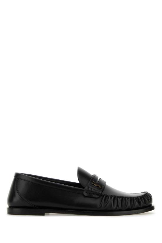 26FW 생로랑 모노그램 레더로퍼 820648 AAELH 1000 BLACK DOM
