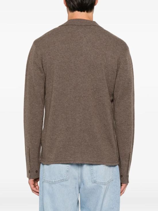 26FW 세퍼 셔츠 KNITTEDDAR DARK BROWN - SEFR