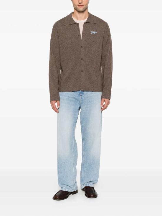 26FW 세퍼 셔츠 KNITTEDDAR DARK BROWN - SEFR