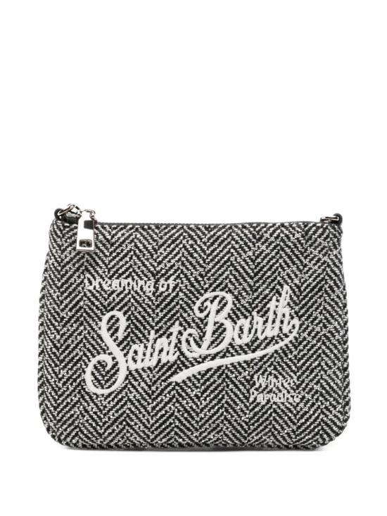 26FW 세인트바쓰 클러치/파우치 PARM006 00472M HERRINGBONE STRASS 00 EMB