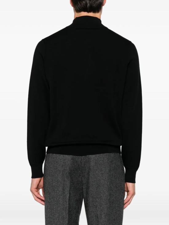 26FW 필리포 드 로렌티스 스웨터 MZ1ML RM16F 990 BLACK - FILIPPO DE LAURENTIIS