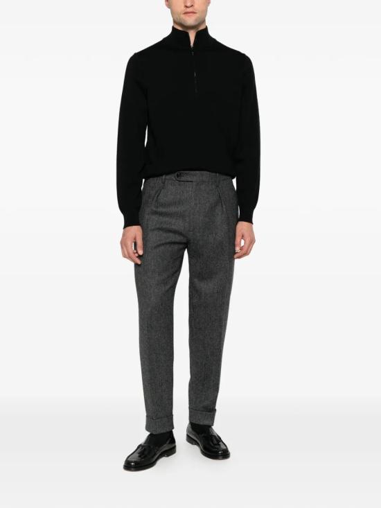 26FW 필리포 드 로렌티스 스웨터 MZ1ML RM16F 990 BLACK - FILIPPO DE LAURENTIIS